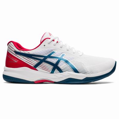 Asics Gel-Game 8 - Miesten Tenniskengät - Valkoinen/Sininen